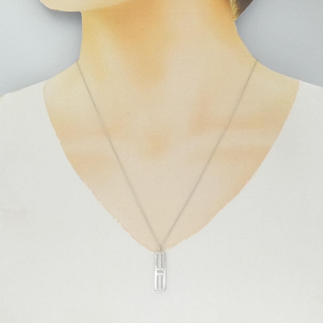 ティファニー T トゥー オープン バーティカル バー ネックレス