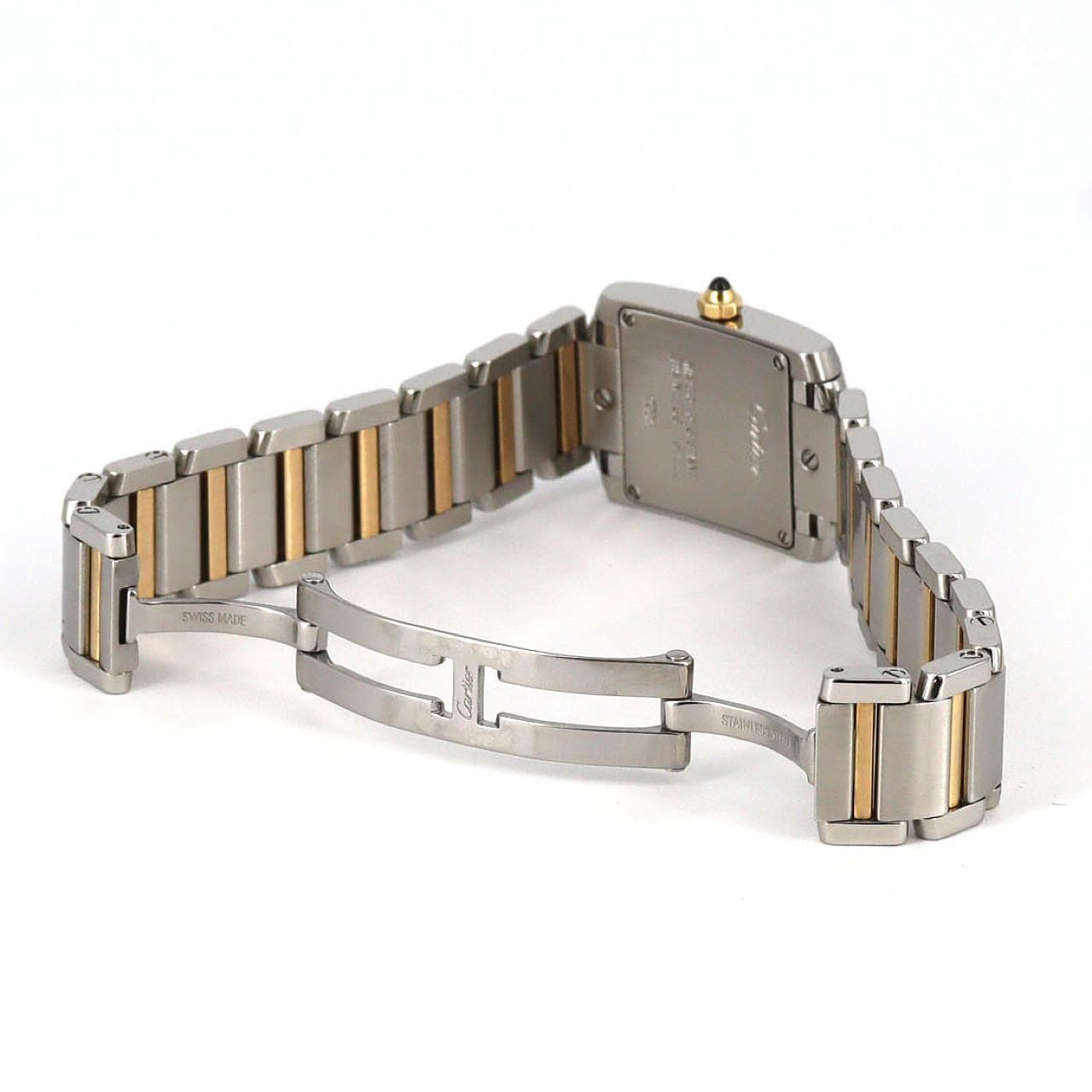 カルティエ タンクフランセーズSM コンビ W51007Q4 SSxYG クォーツ