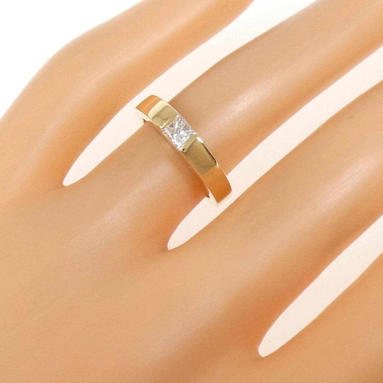 カルティエ タンク リング 0.25CT