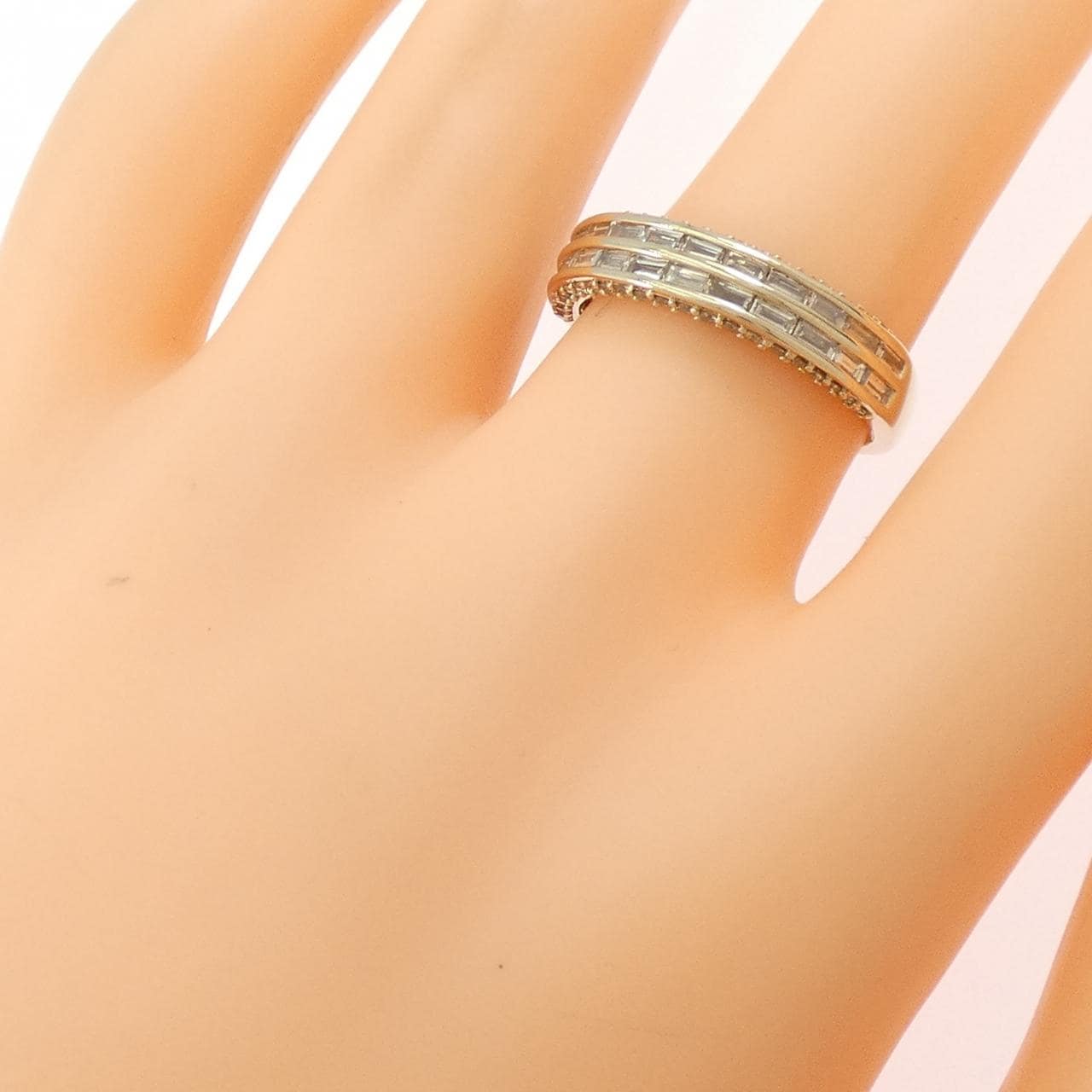 K18YG ダイヤモンド リング 0.64CT