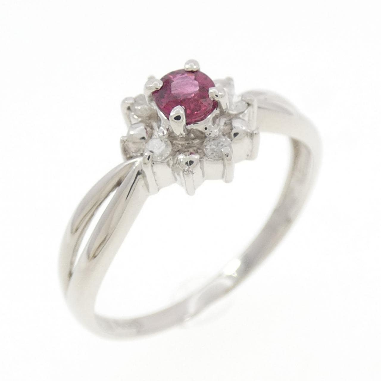 PT900 ルビー リング