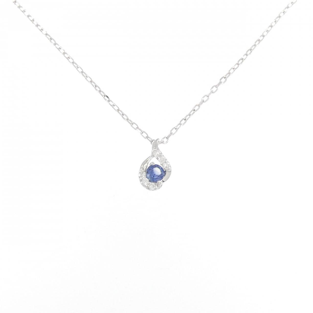 K10WG sapphire necklace