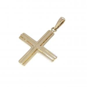 K18YG クロス ペンダント