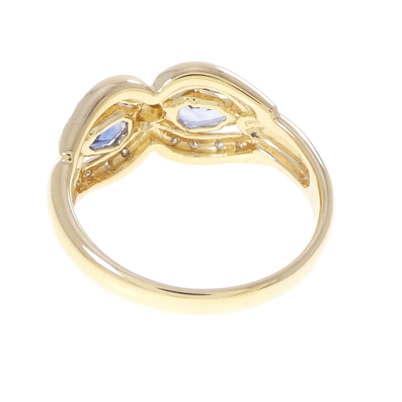 K18YG サファイヤ リング 1.04CT