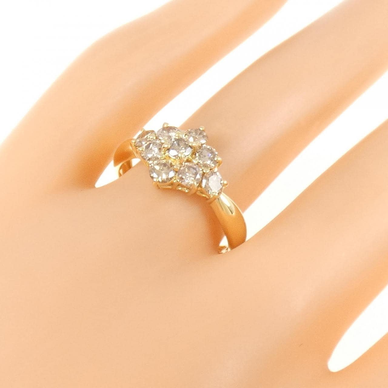 K18YG ダイヤモンド リング 1.00CT