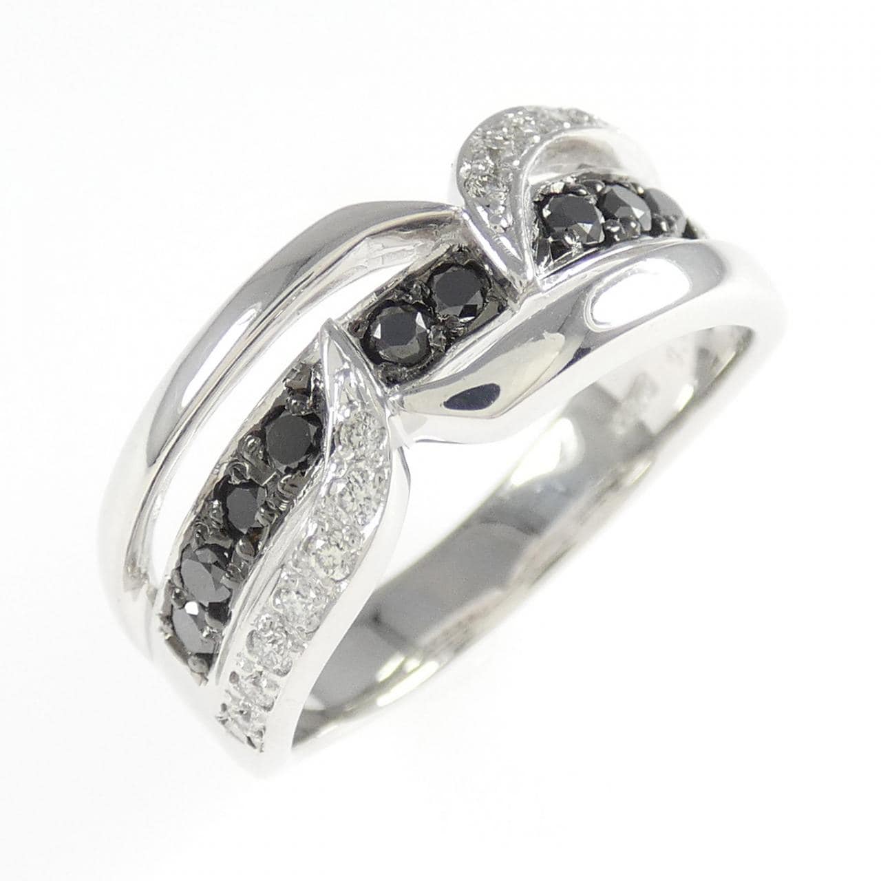 K18WG/K18BG ダイヤモンド リング 0.24CT