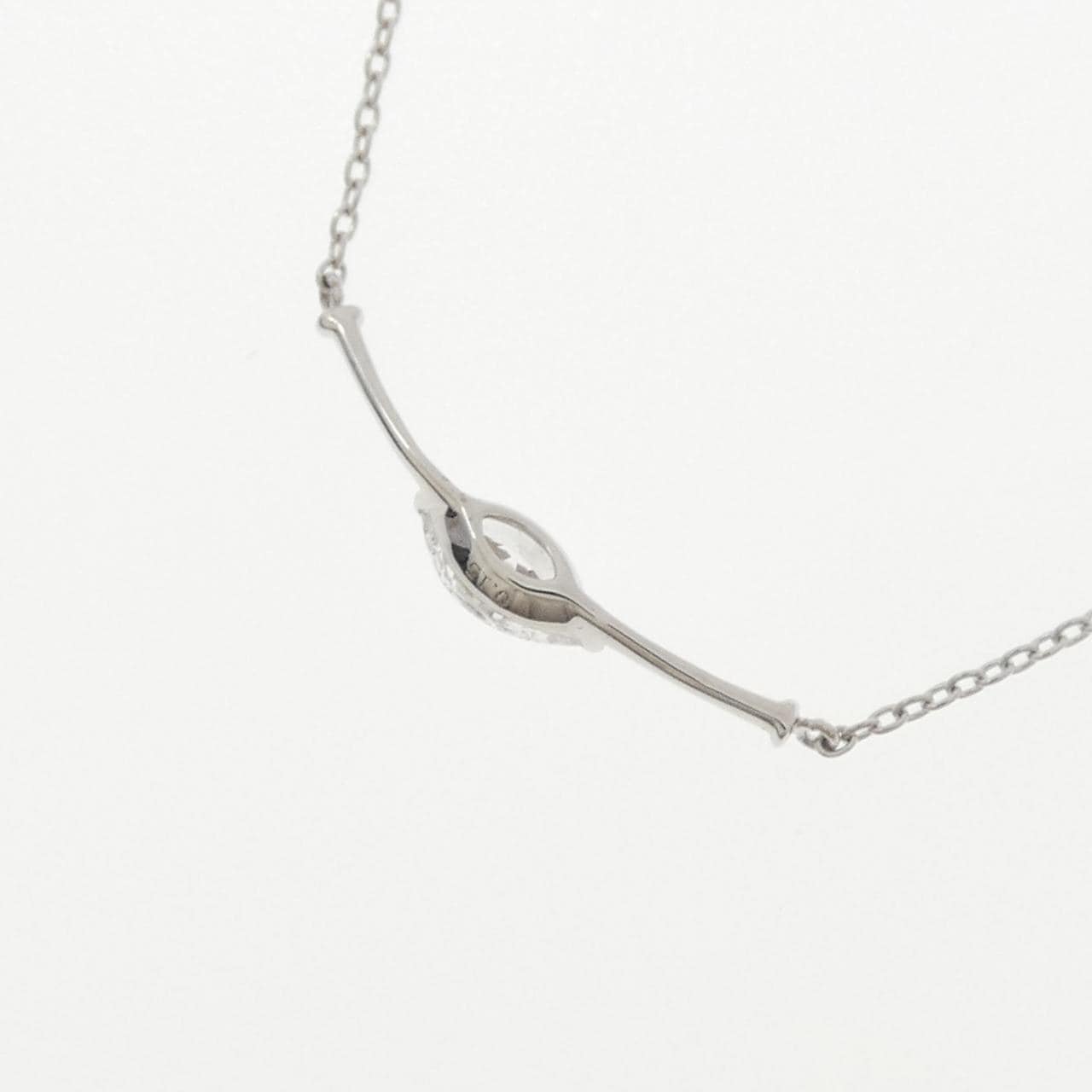 K18WG ダイヤモンド ネックレス 0.15CT