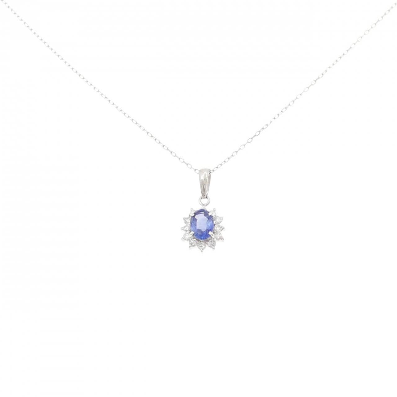 PT/PT850 サファイヤ ネックレス 0.57CT