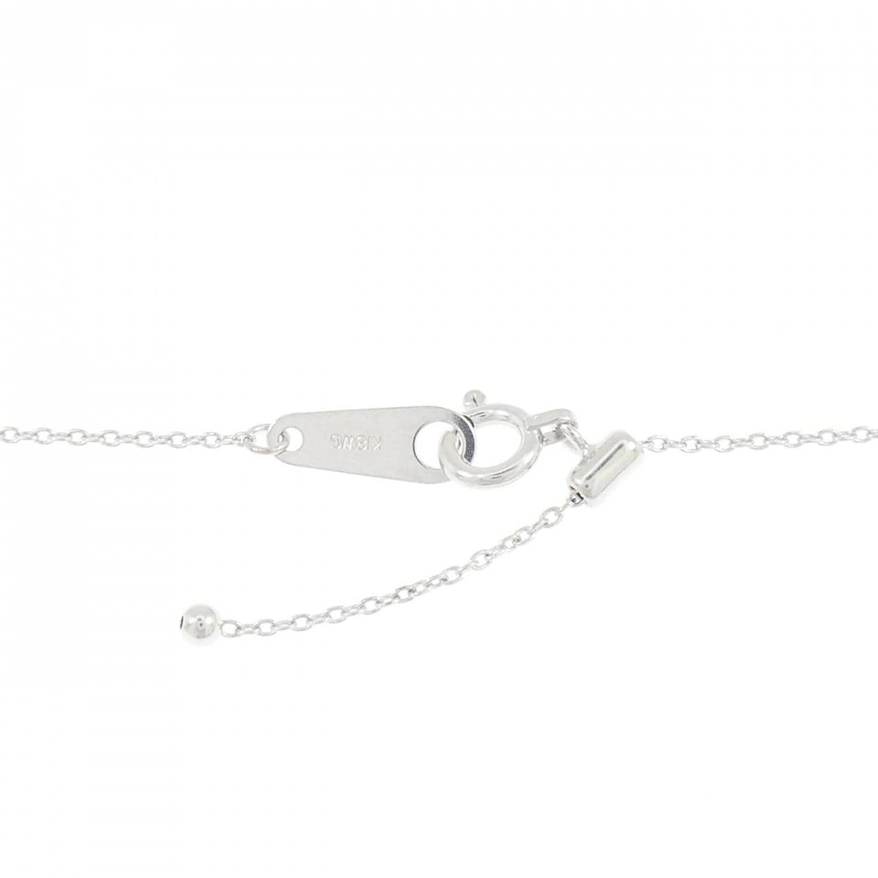 K18WG ダイヤモンド ネックレス 0.03CT