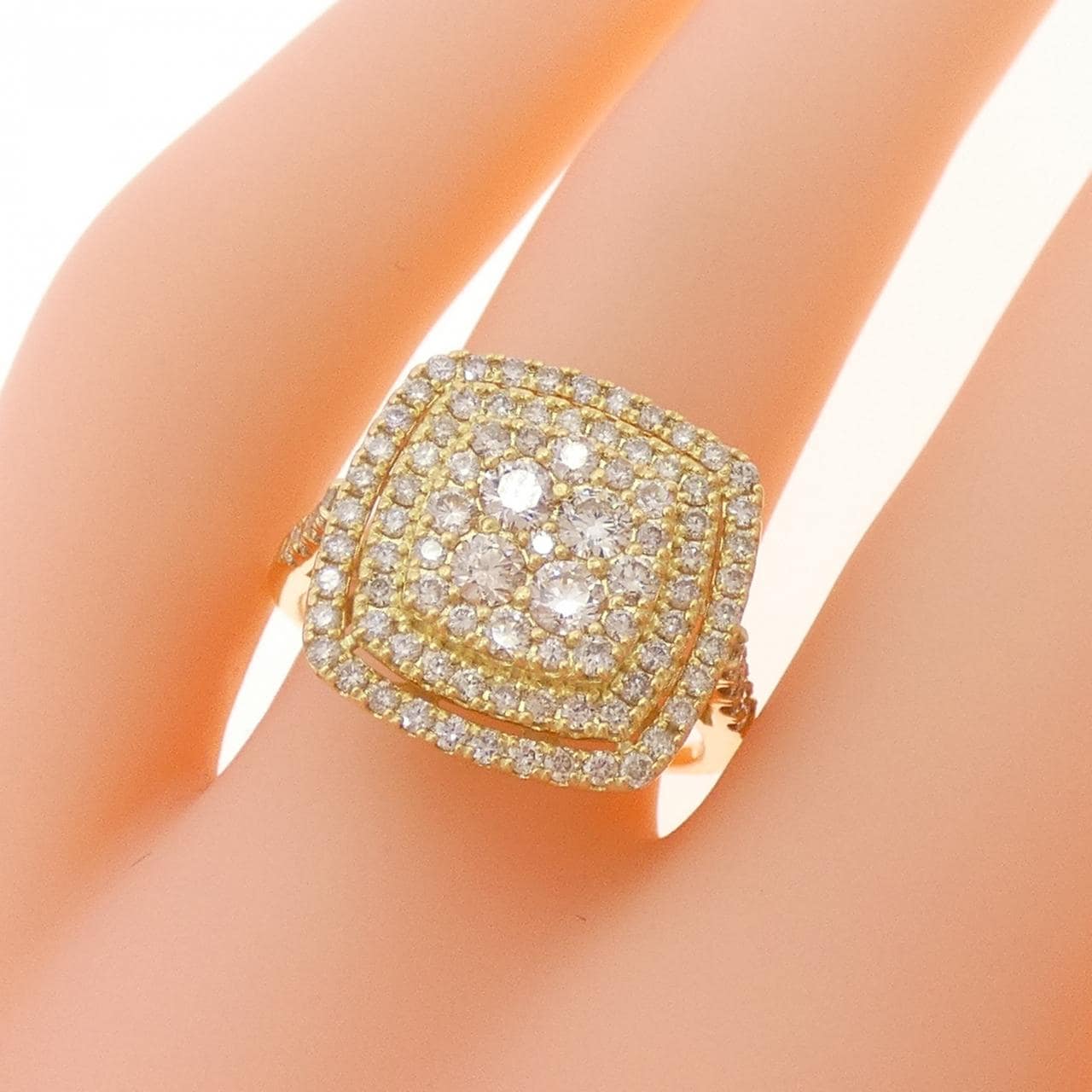 K18YG ダイヤモンド リング 1.00CT
