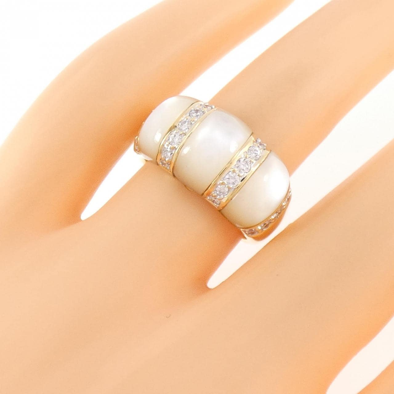 ポンテヴェキオ マザーオブパール リング