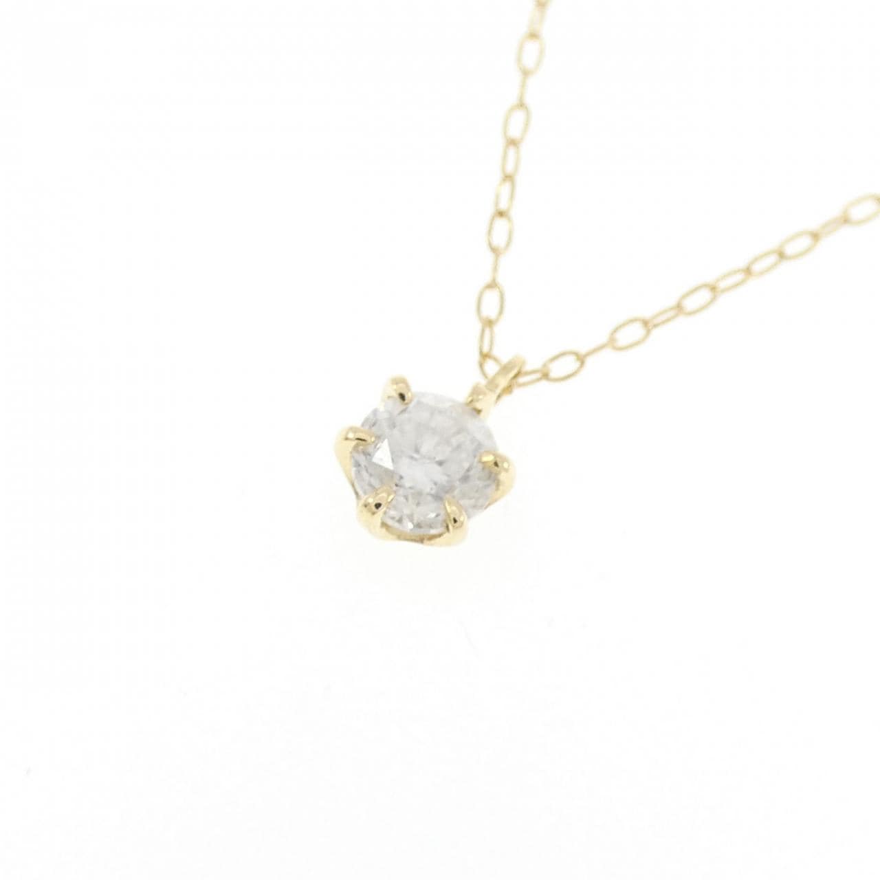 K18YG ダイヤモンド ネックレス 0.30CT