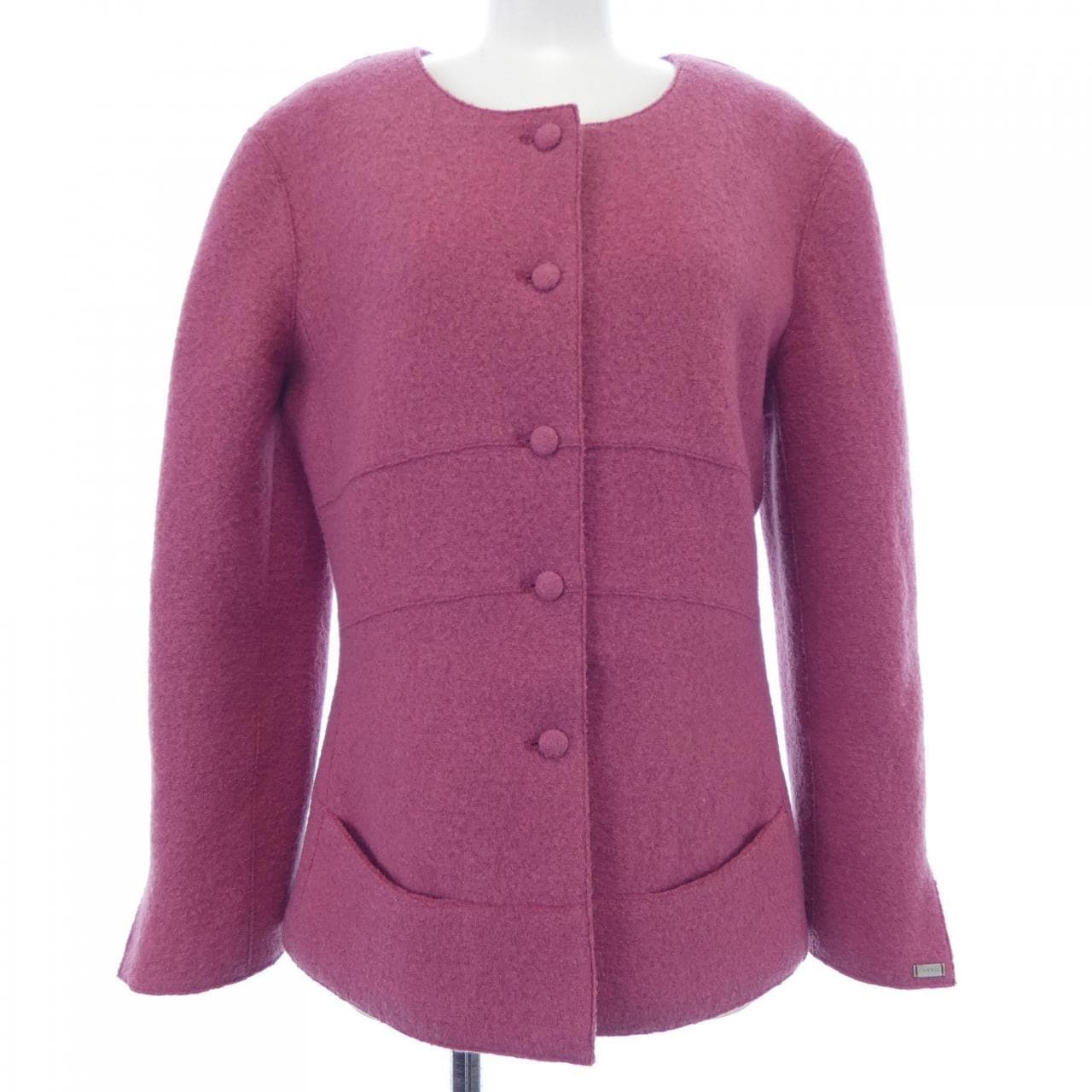 [vintage] CHANEL collarless jacket