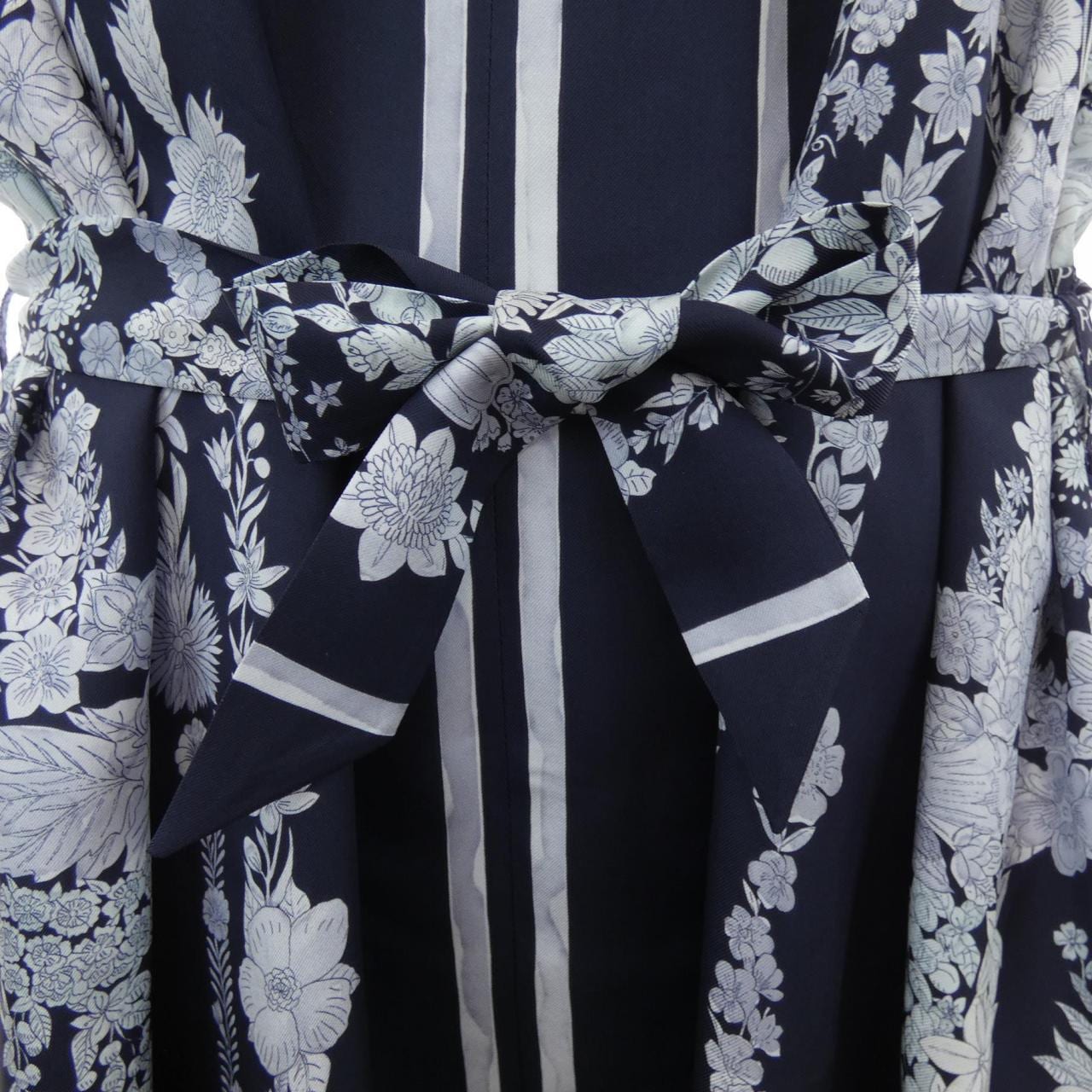 エルメス HERMES BRIDE DE GALA EN FLEURS 5E0645DQ ツイルレーヌ ワンピース