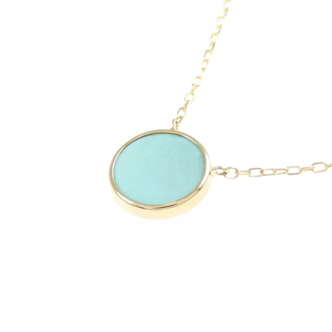 K18YG ターコイズ ネックレス