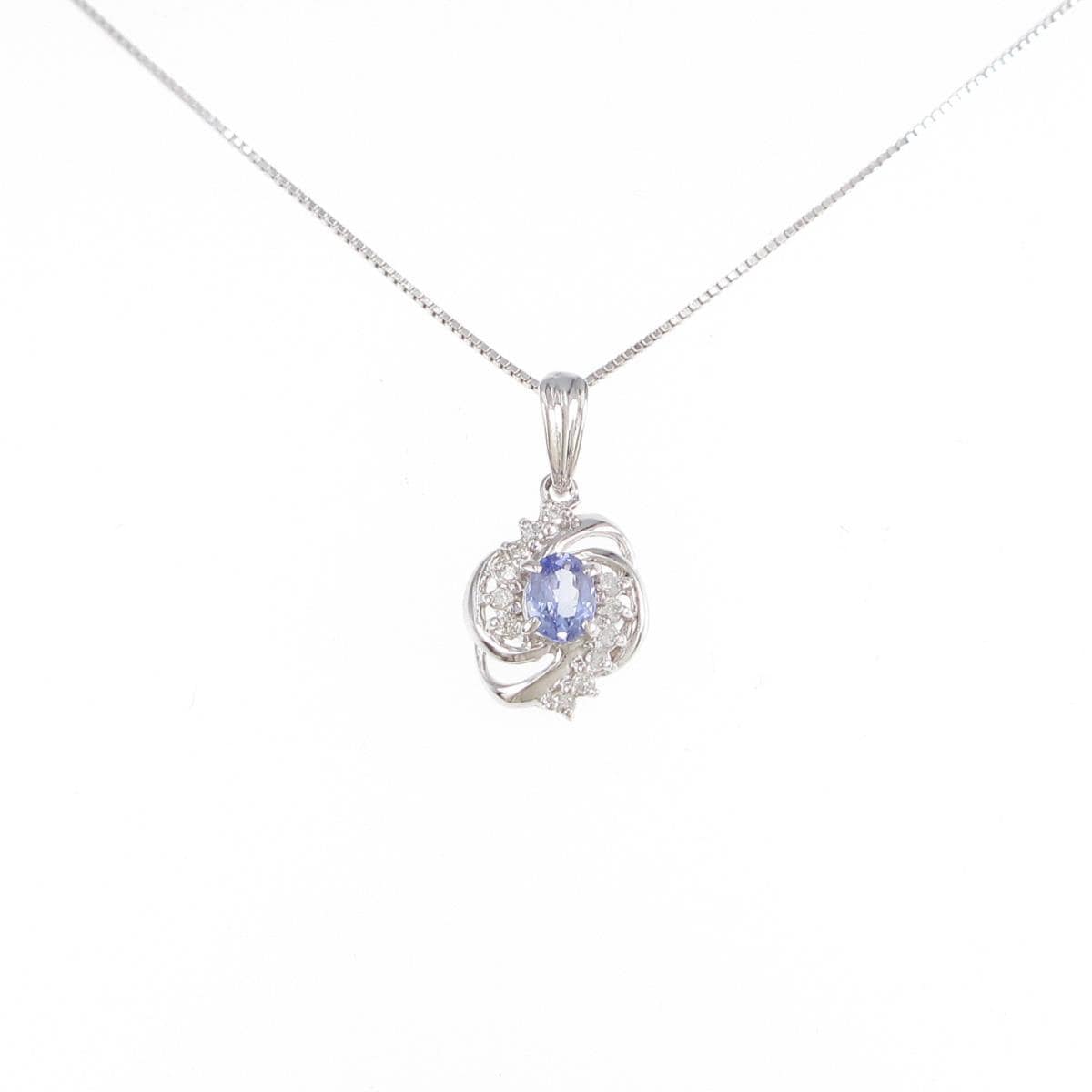 再入荷！】 K14WG ネックレス タンザナイト Tanzanite Necklace