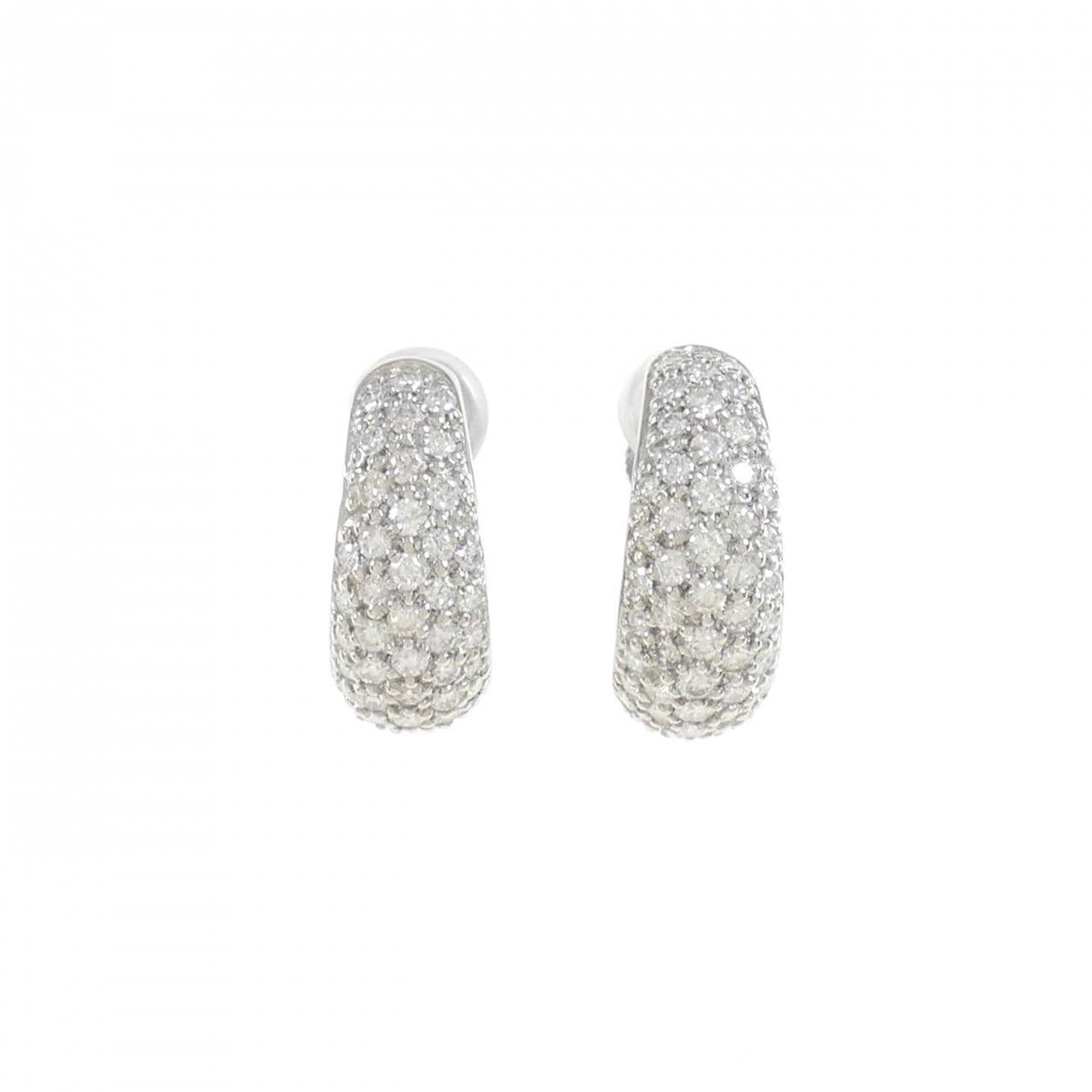 PT pave Diamond earrings 1.60CT