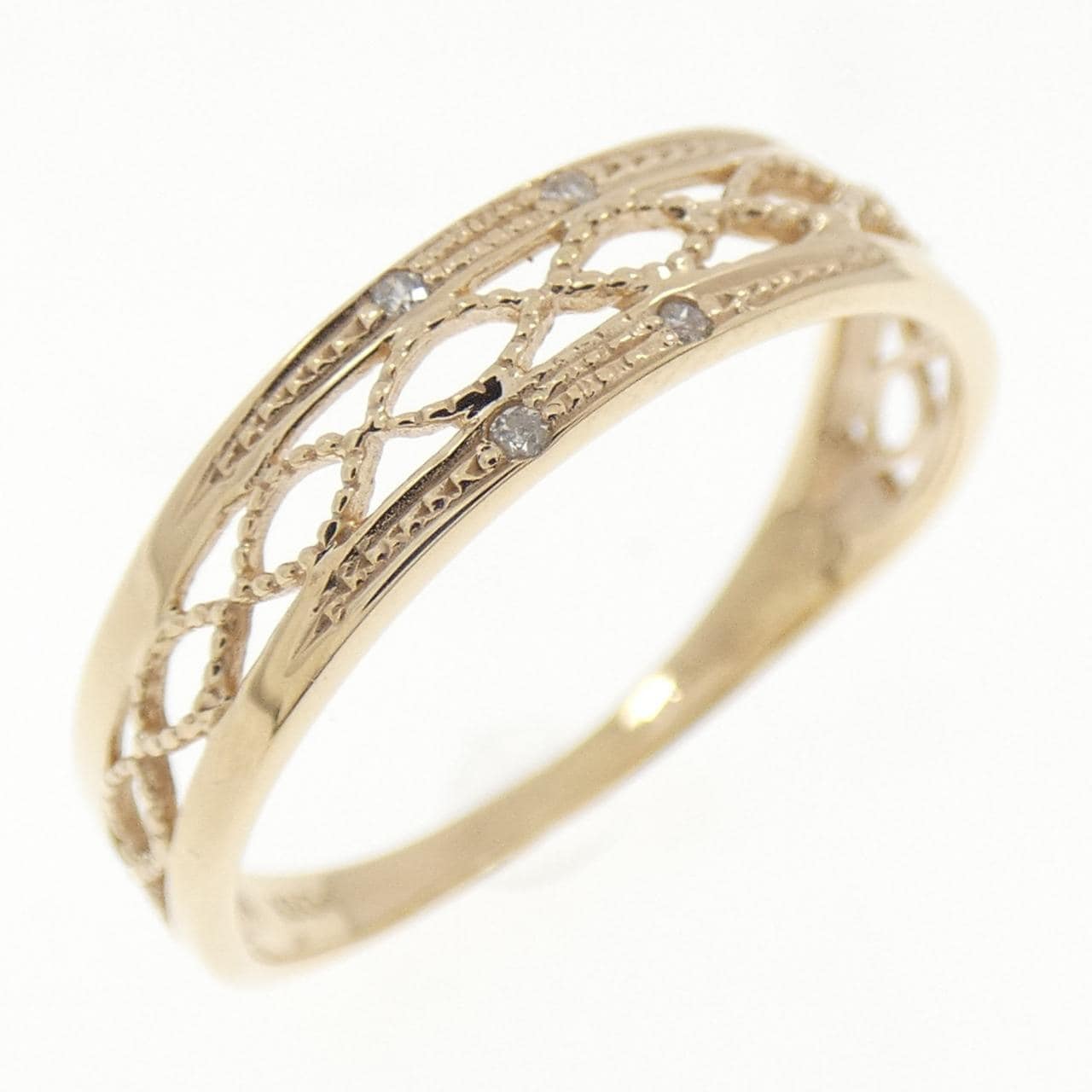 K10PG ダイヤモンド リング 0.02CT