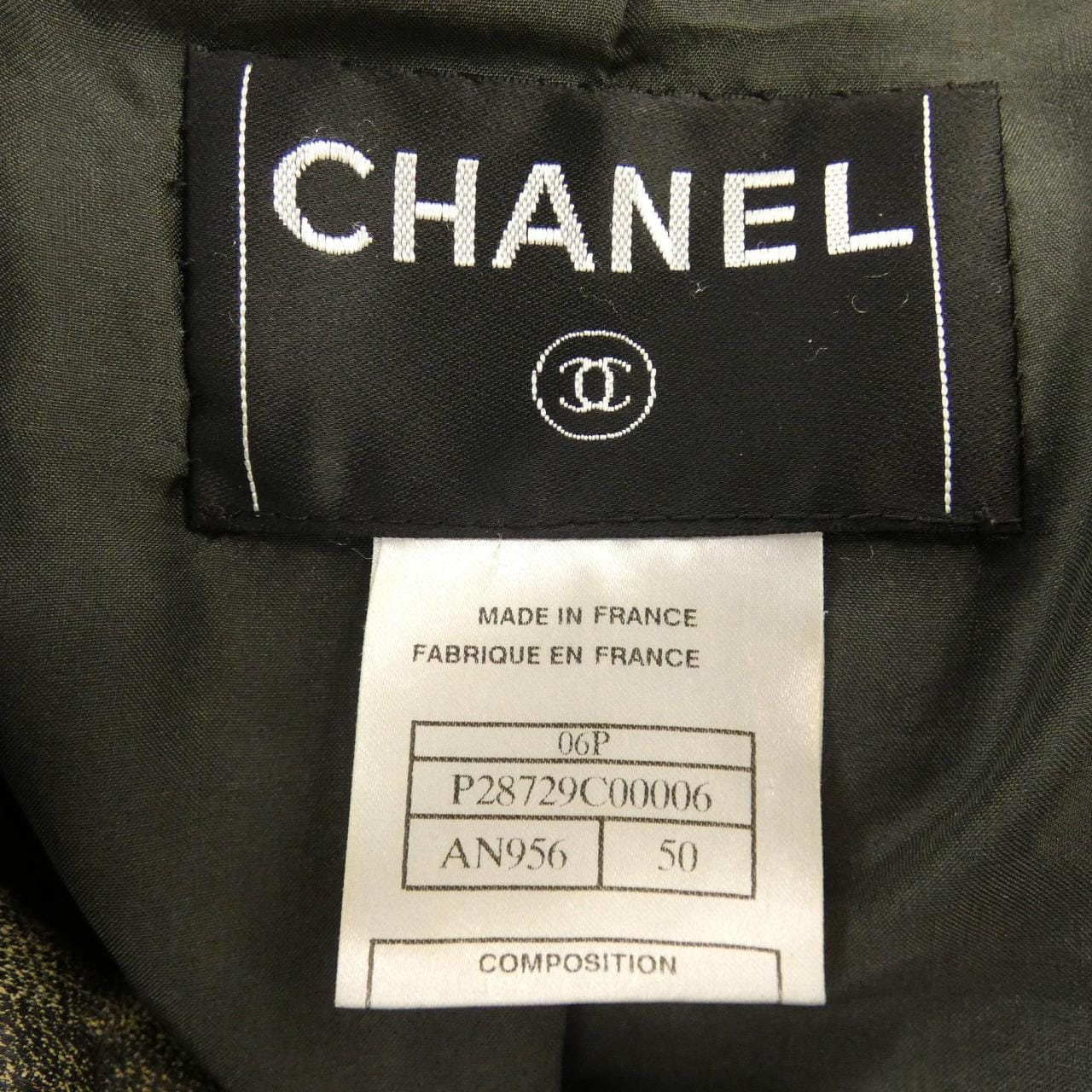 シャネル CHANEL P28729C00006 06P レザージャケット