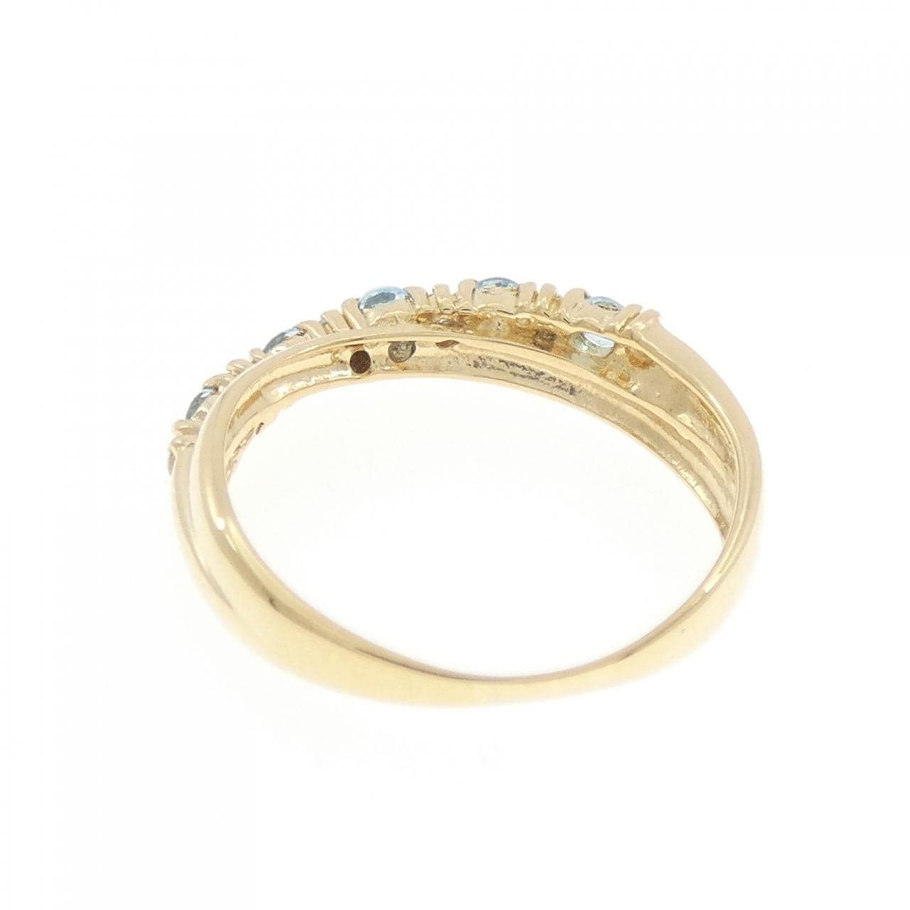 K18YG ブルートパーズ リング