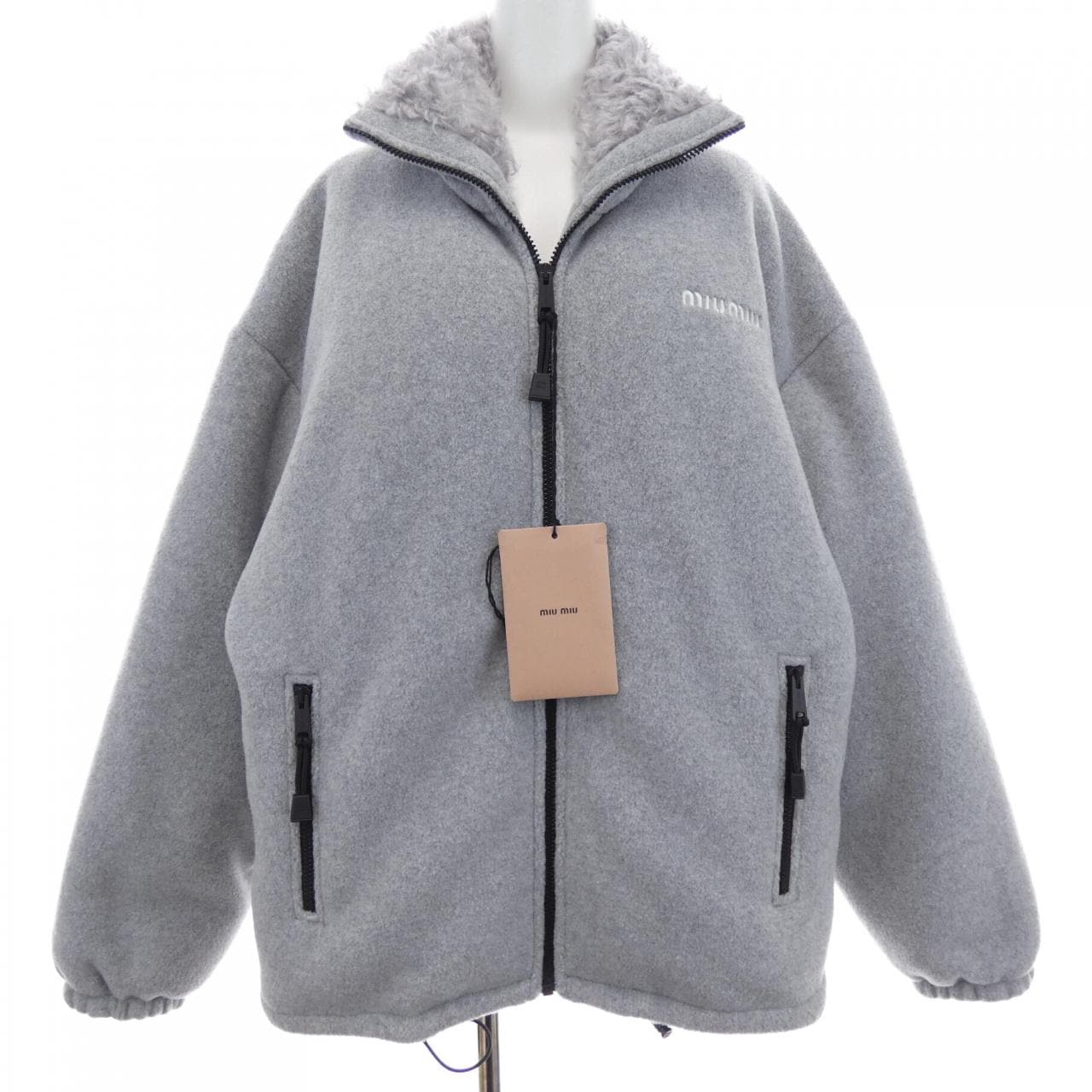 ミュウミュウ MIU MIU MIU MIU ロゴ ML1123 SOOO 16QT ダウンジャケット