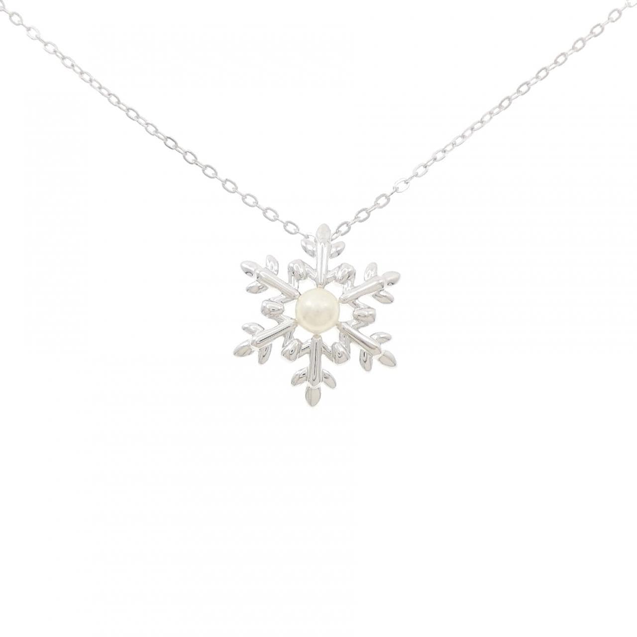 ミキモト スノーフレーク アコヤパール ネックレス 4.4mm