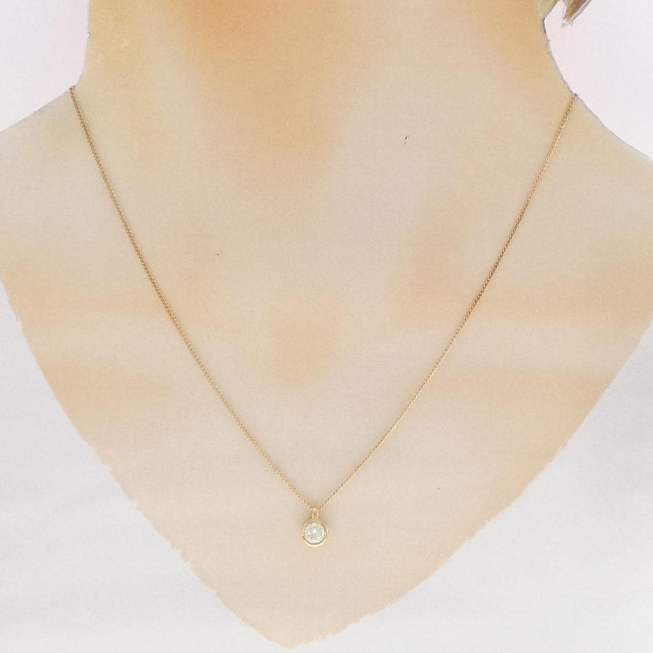 K18YG ダイヤモンド ネックレス 0.315CT