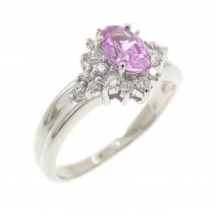 クレサンベール 合成サファイヤ リング 0.49CT