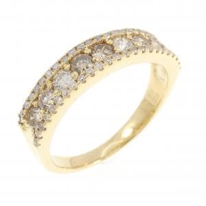 K18YG ダイヤモンド リング 0.80CT