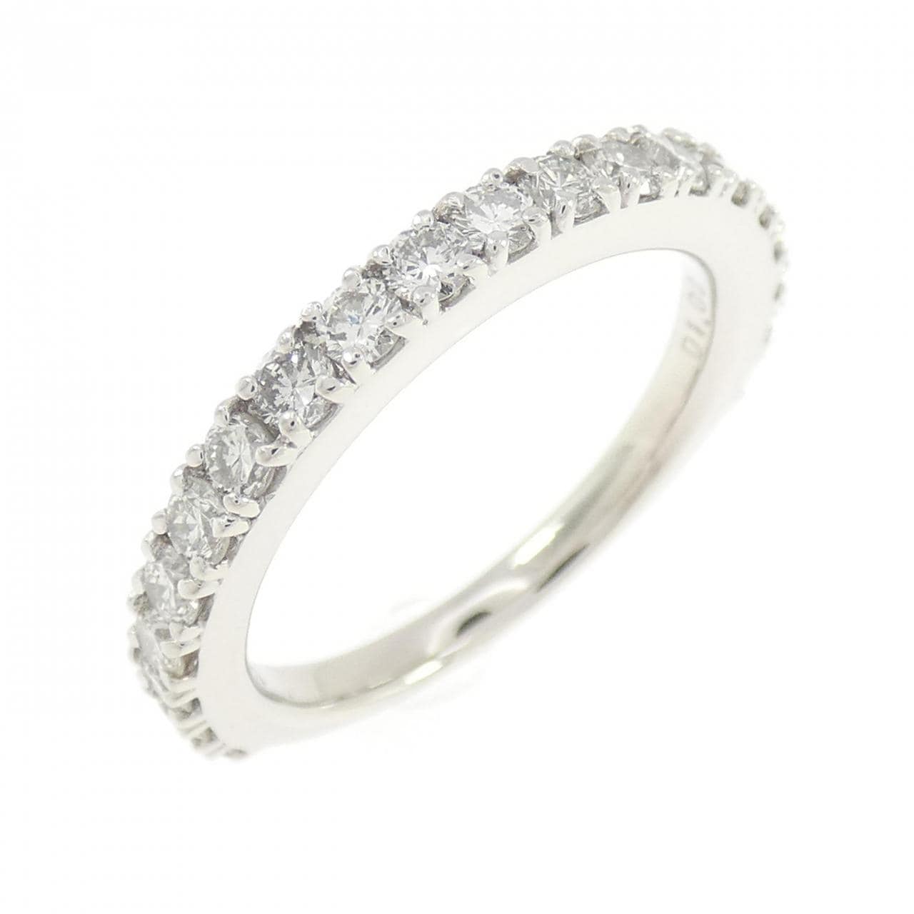 PT900 ハーフエタニティ ダイヤモンド リング 1.00CT