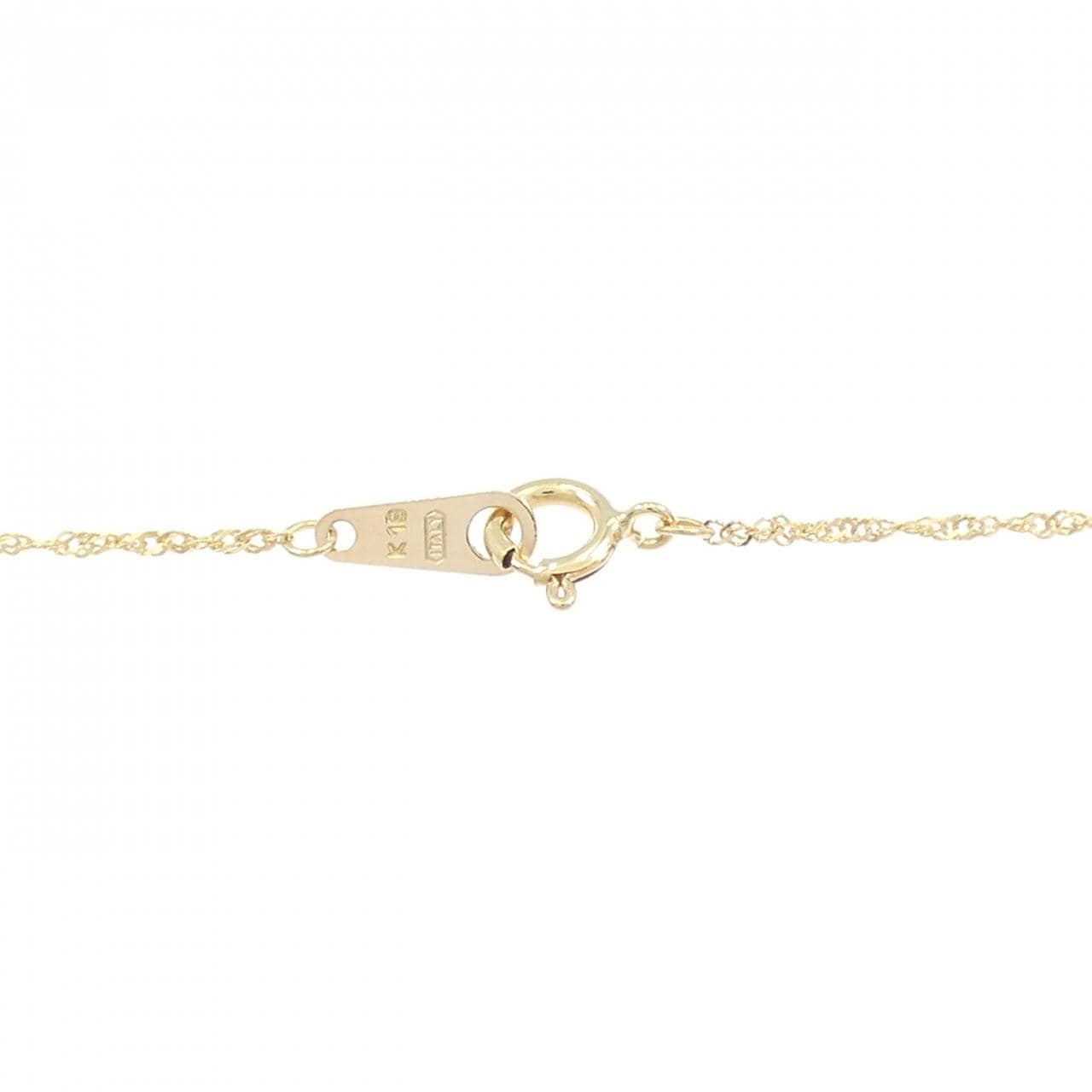 K18YG ルビー ネックレス 0.23CT