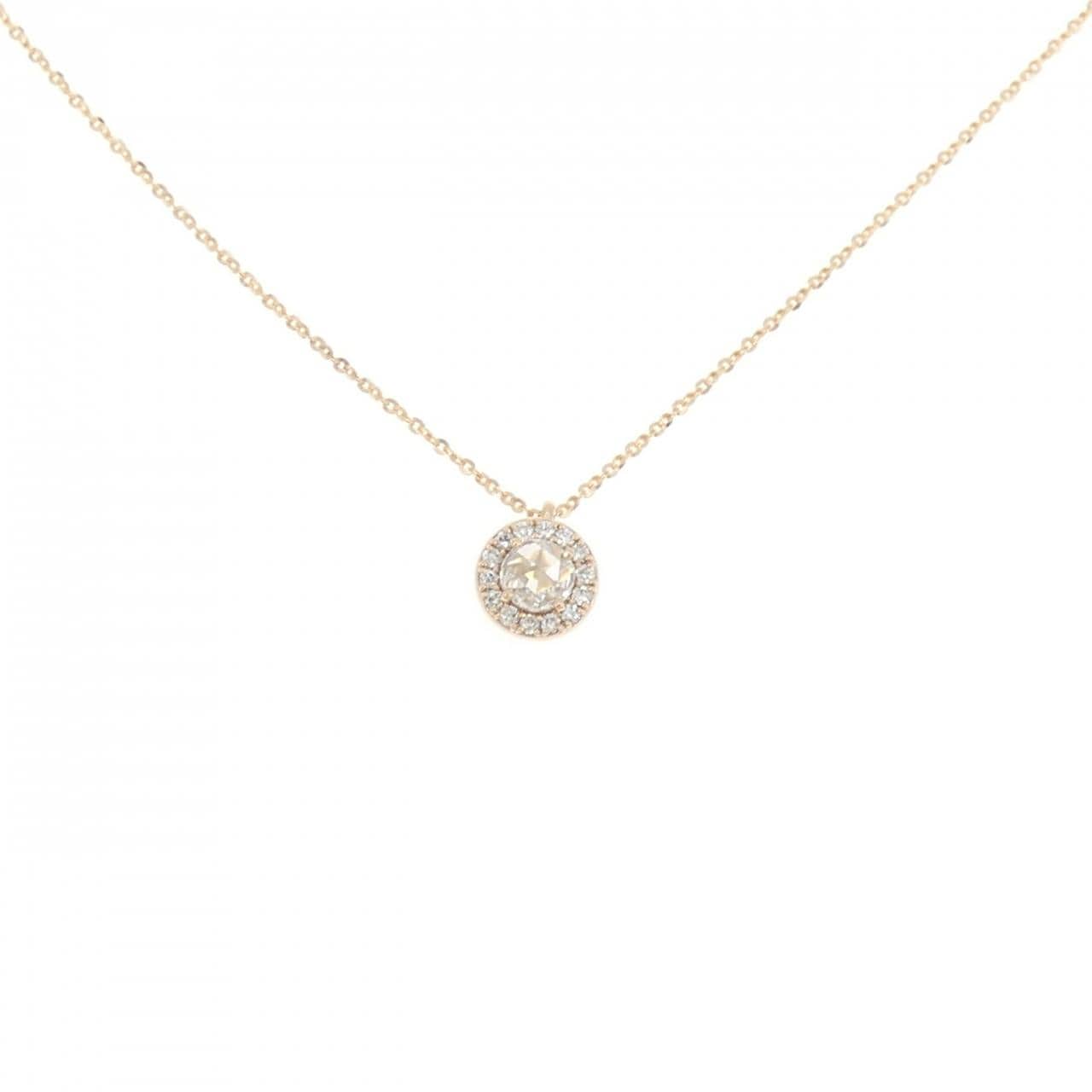 K18PG ダイヤモンド ネックレス 0.224CT