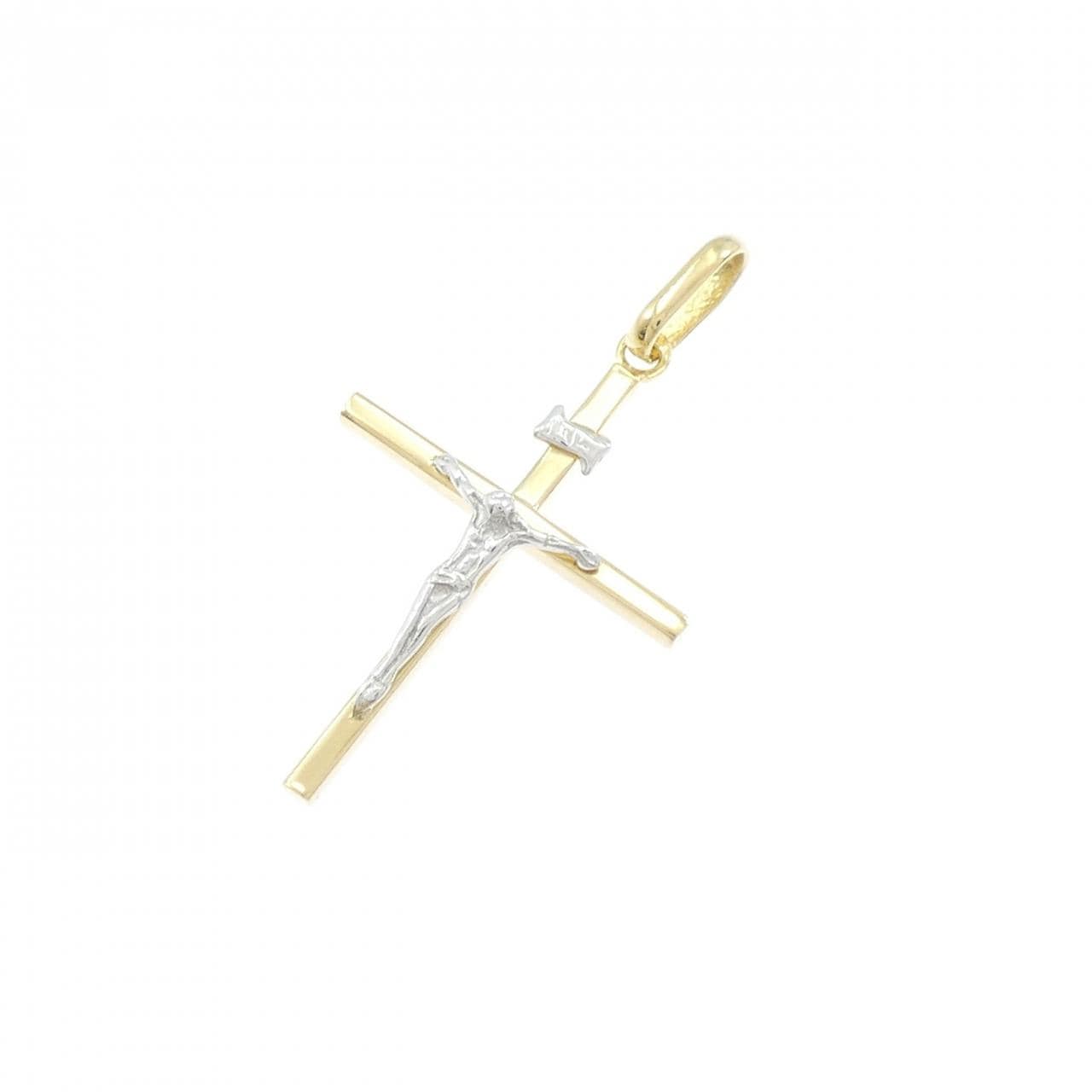 750YG/750WG クロス ペンダント