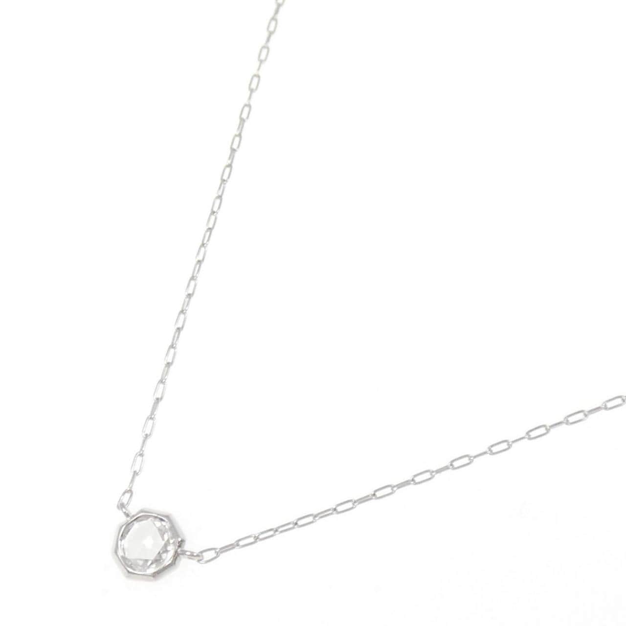 K18WG Diamond necklace