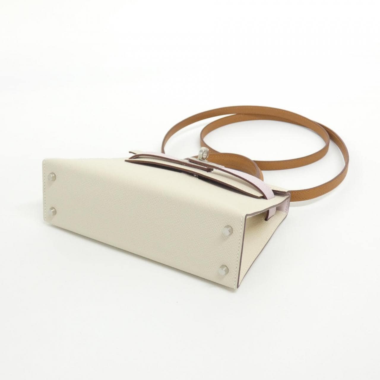 【全新未使用品】HERMES迷你凱莉2三色手袋 MINI 082732CK