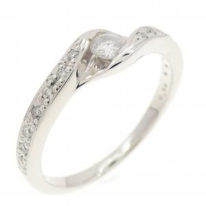 K18WG ダイヤモンド リング 0.19CT