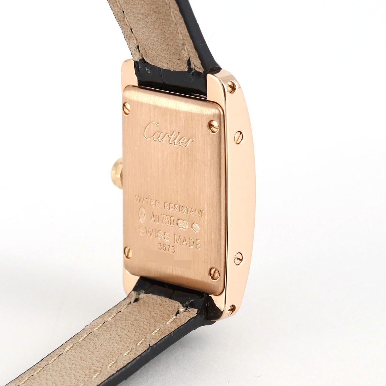 Cartier Mini Tank American PG/D WB710014 PG/RG Quartz