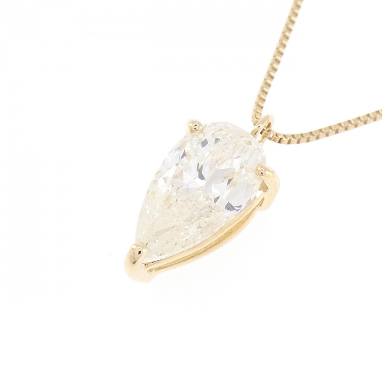 K18YG ダイヤモンド ネックレス 2.034CT