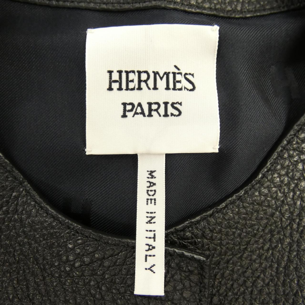 エルメス HERMES クルードセル 2H1129D0 ロングベスト