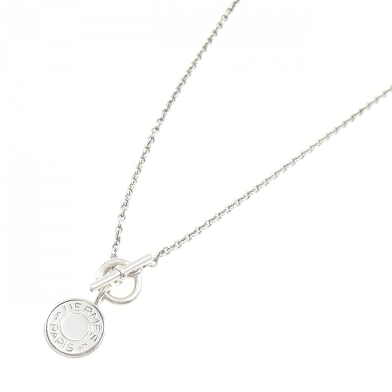 HERMES amulettes H 五彩紙屑項鍊