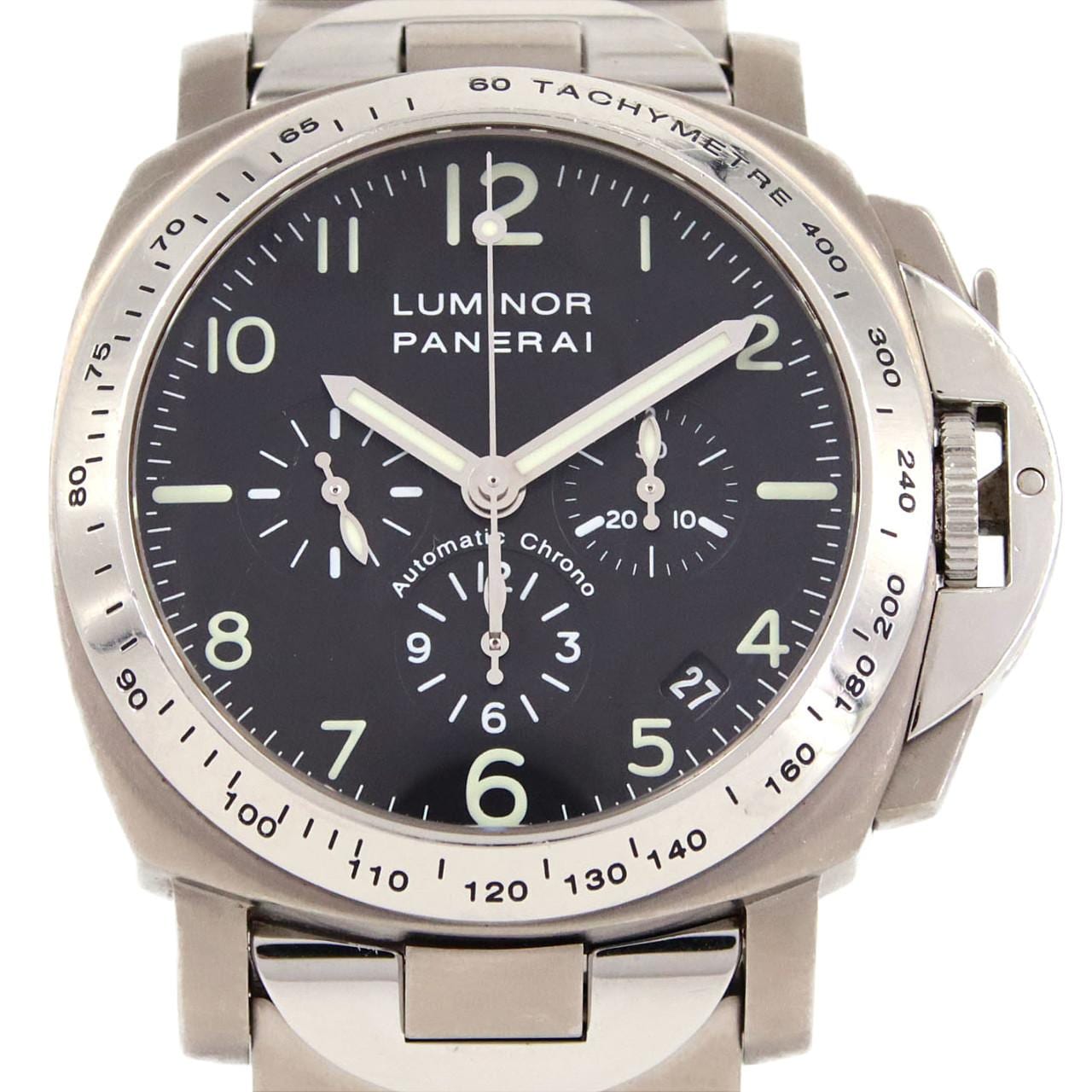 【無保養回扣價】PANERAI Luminor Chronograph SSxTI PAM00072 SSxTI自動上弦