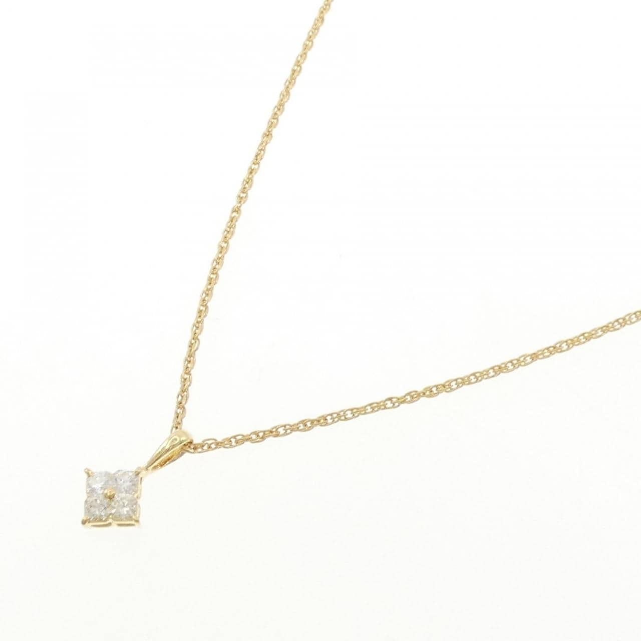 K18YG ダイヤモンド ネックレス 0.40CT
