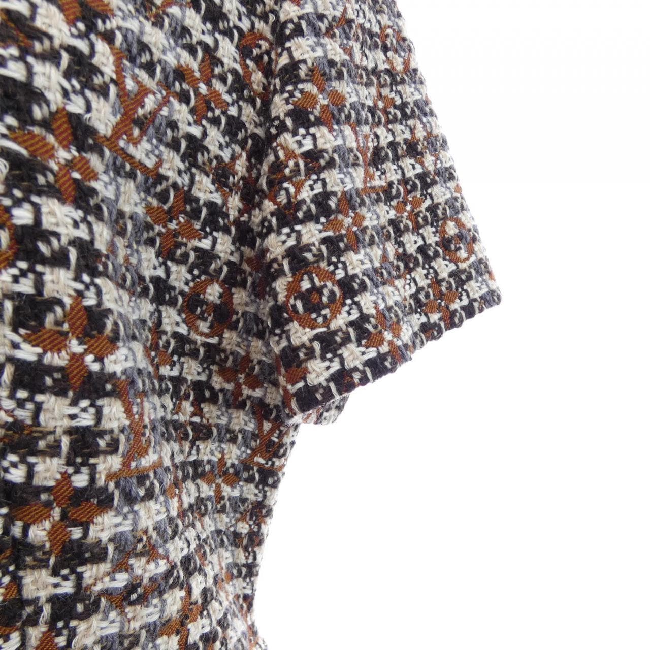 ルイヴィトン LOUIS VUITTON モノグラムツイードスケータードレス FNDR50JM9 ワンピース