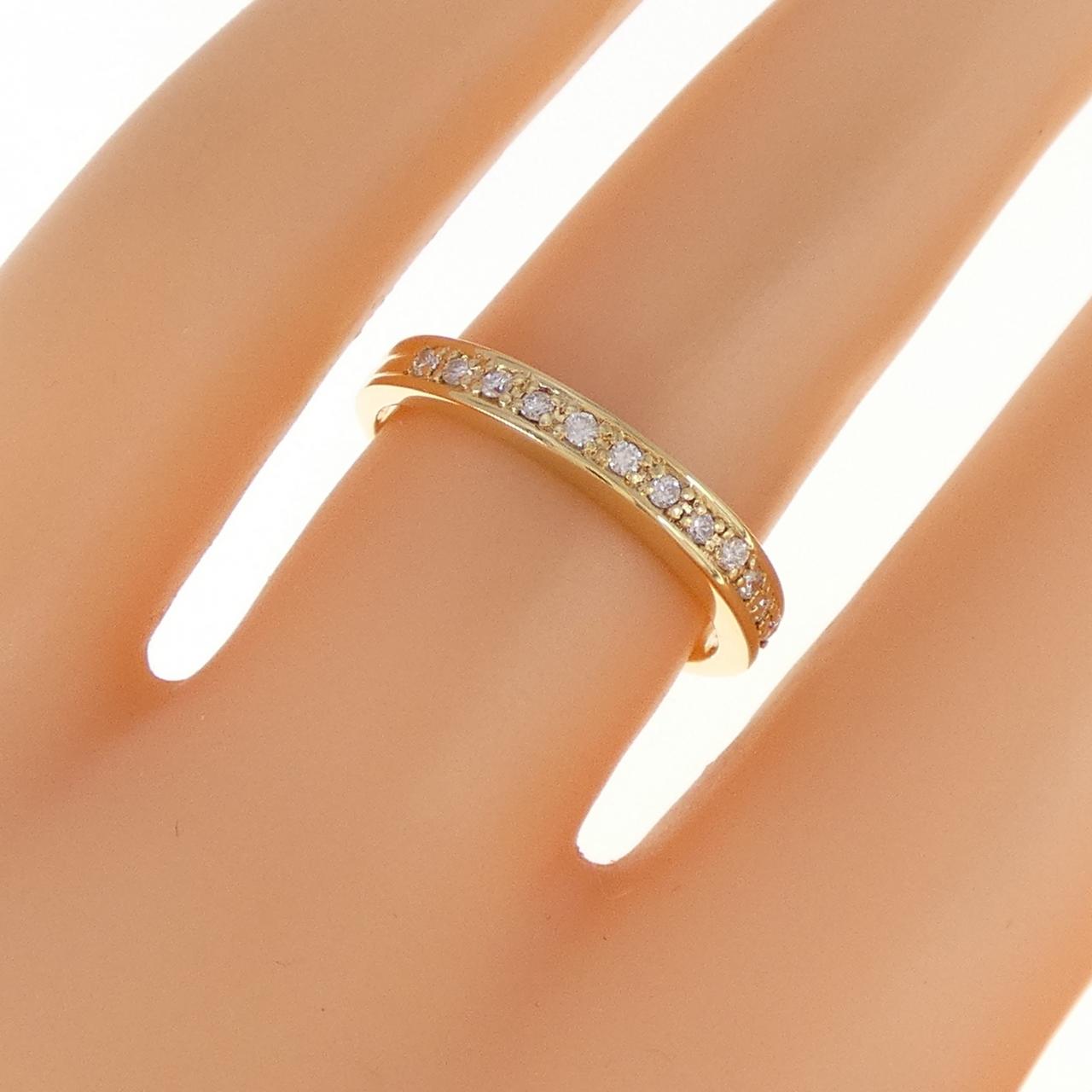 K18YG ダイヤモンド リング 0.11CT