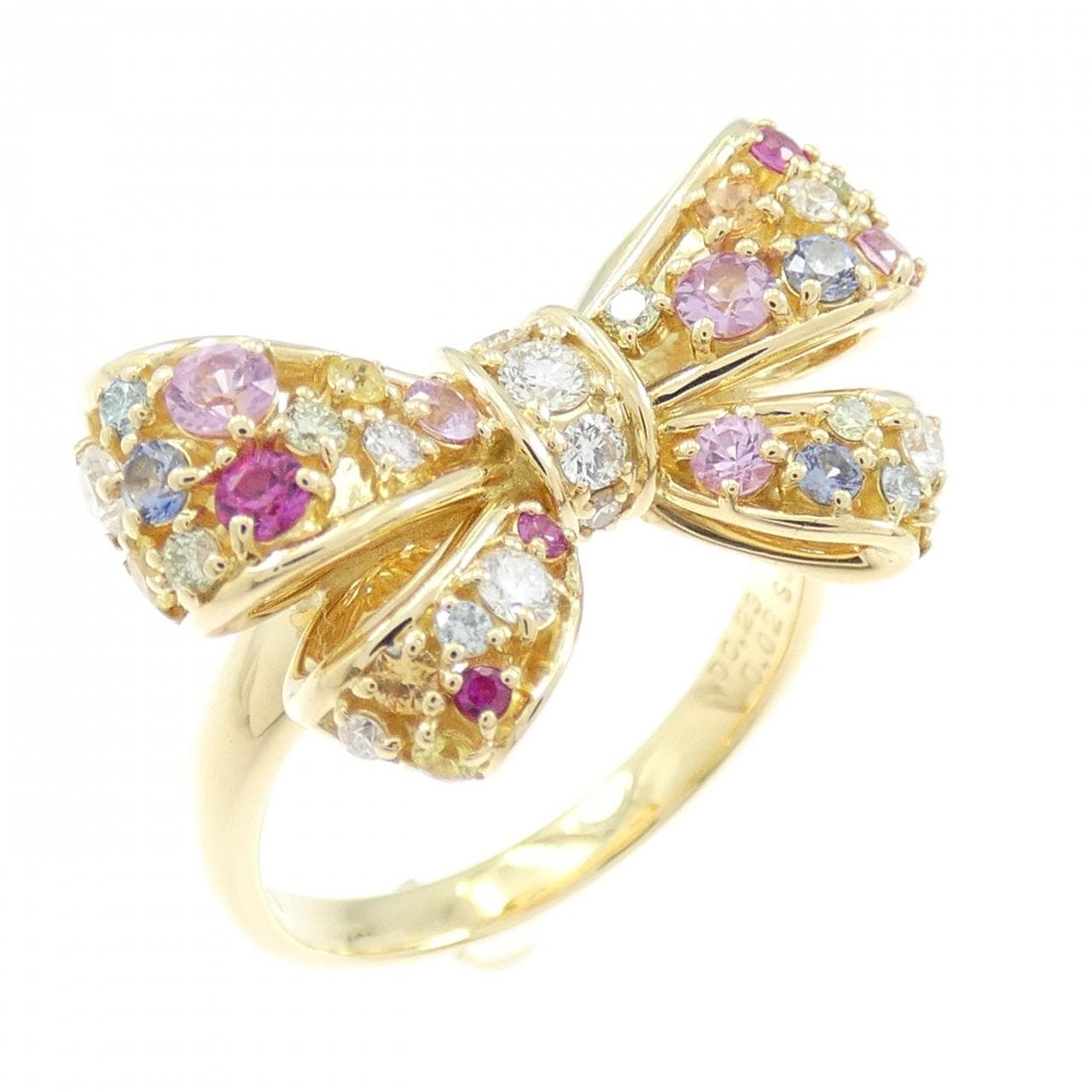 ポンテヴェキオ リボン リング 0.48CT