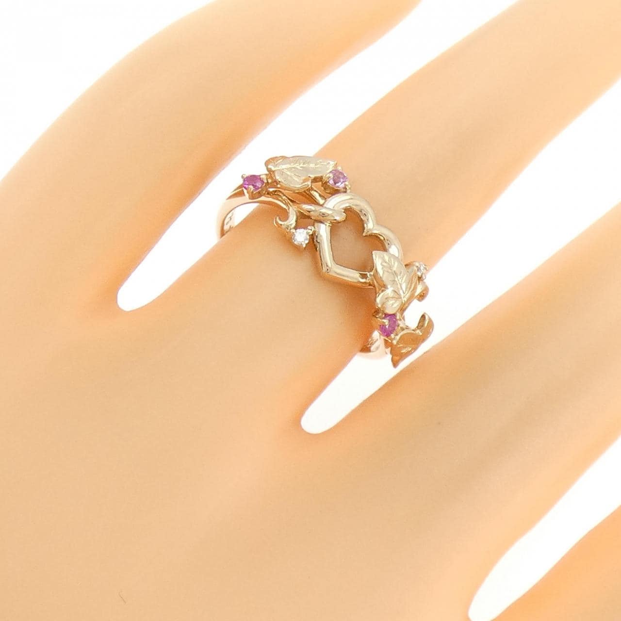 ギンザ タナカ サファイヤ リング 0.08CT