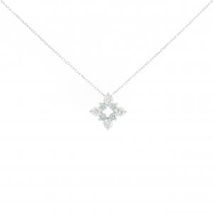 K18WG ダイヤモンド ネックレス 0.30CT