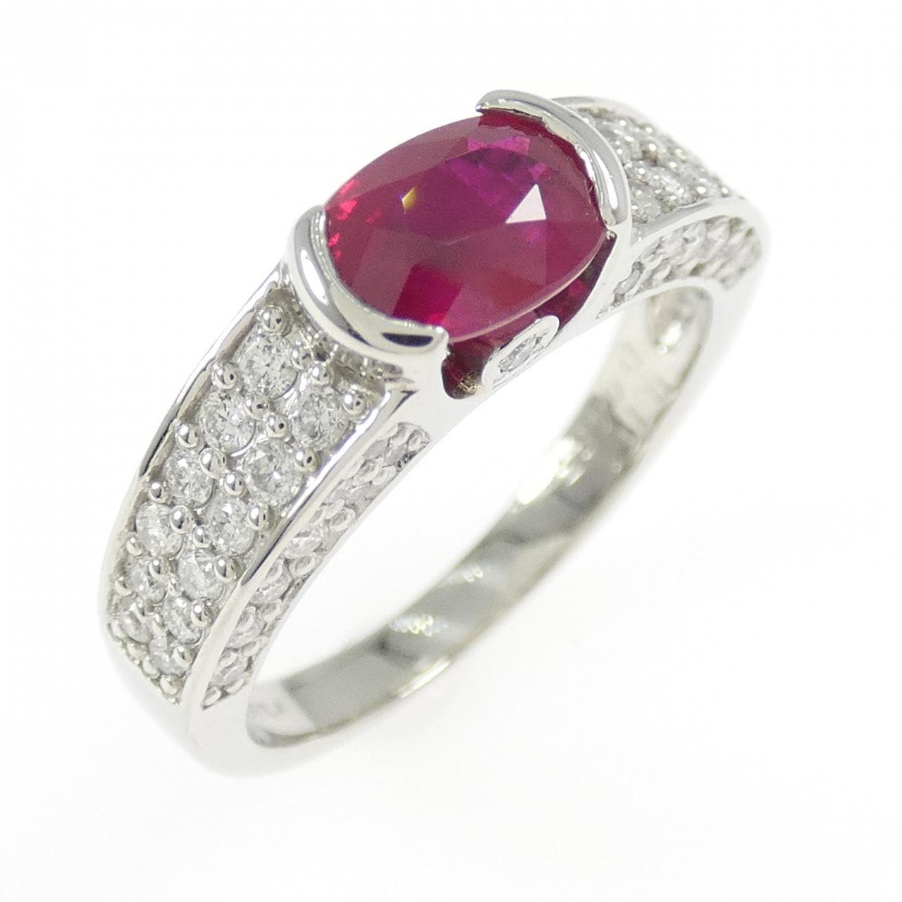 PT900 ルビー リング 1.11CT