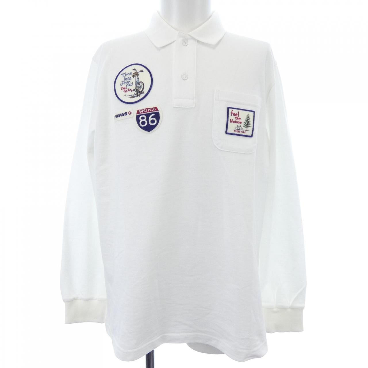 パパス Papas D043AUPL001 ポロシャツ