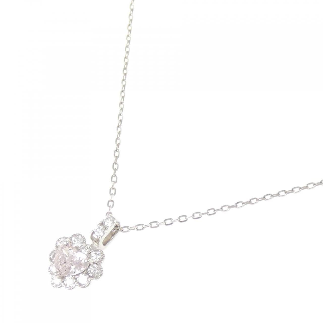 PT950/PT850 ダイヤモンド ネックレス 0.262CT FLP I1 ファンシーカット